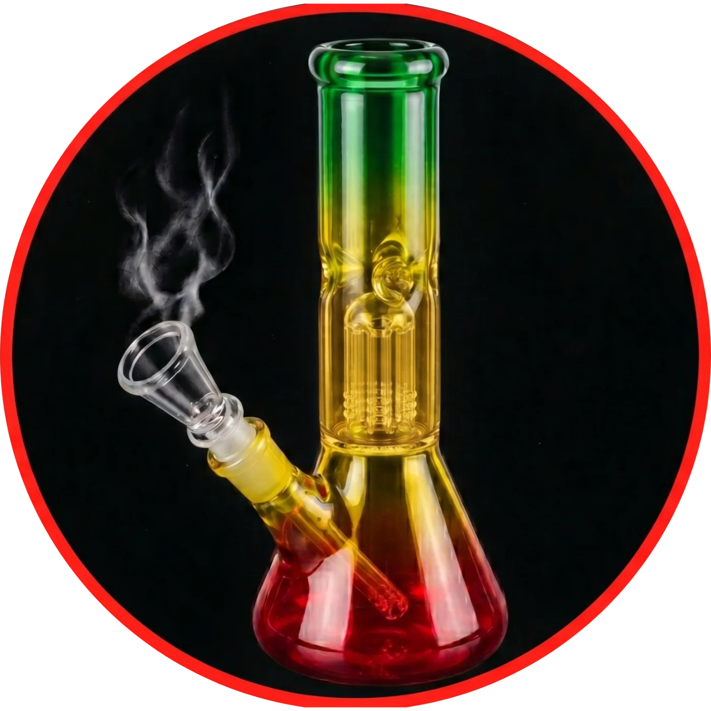 Ice Bong with Dome Percolator Jamaica