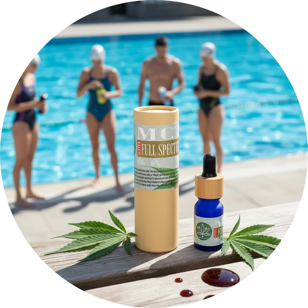 CBDITALY CBG Cannabis öljy 6% ACTIVE FULL SPECTRUM lähikuva hamppu-hyvinvointituotteesta