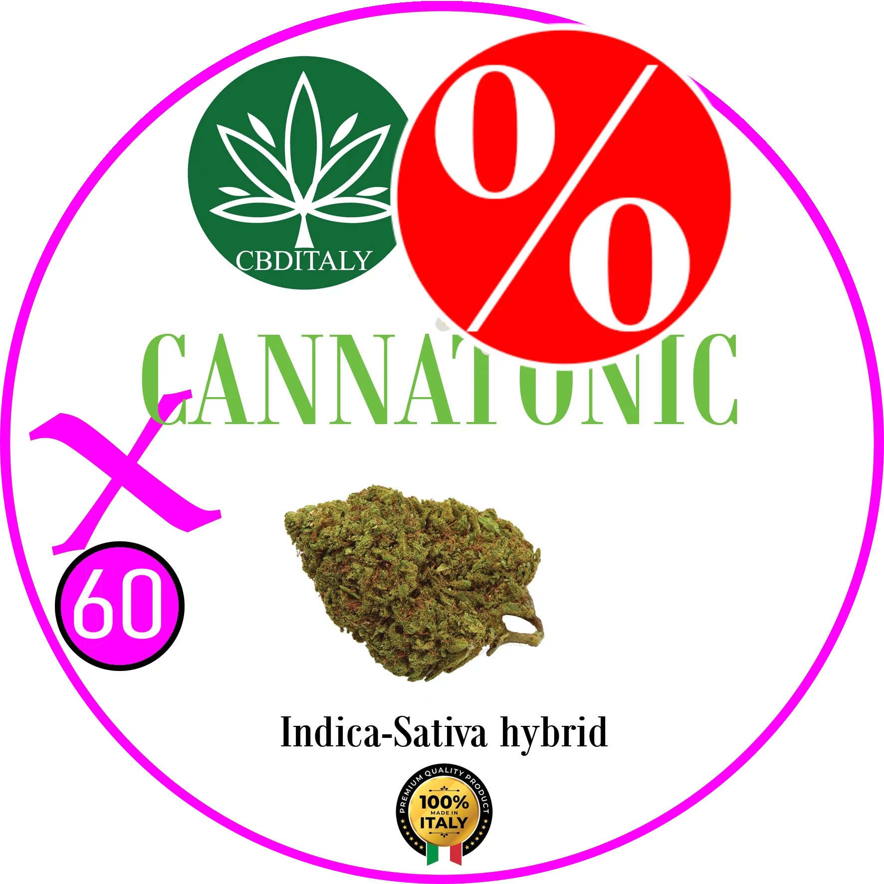 Cannatonic x D9-THCBO 60% Outlet | CBDITALY