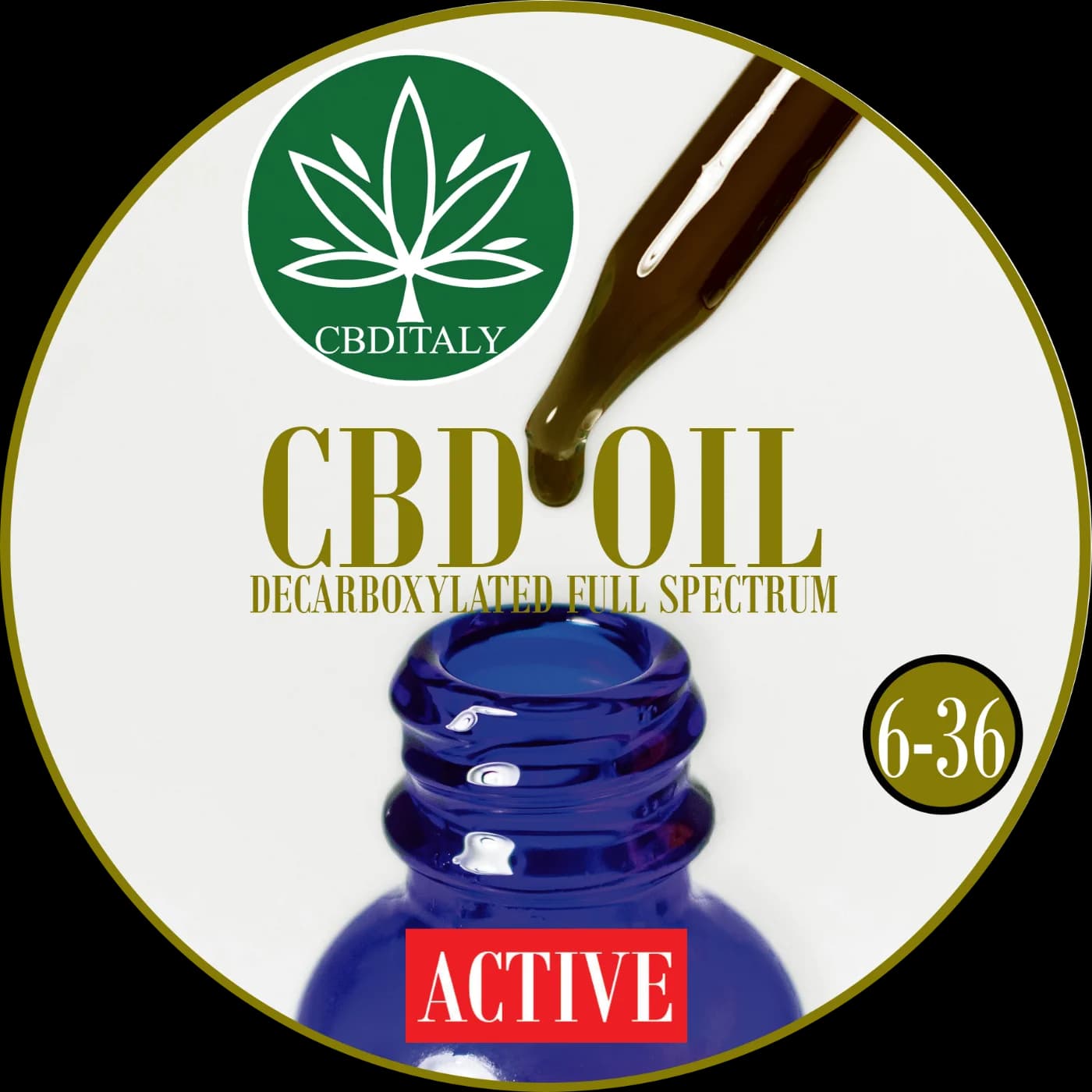 Конопляное масло CBD 6% "ACTIVE" FULL SPECTRUM