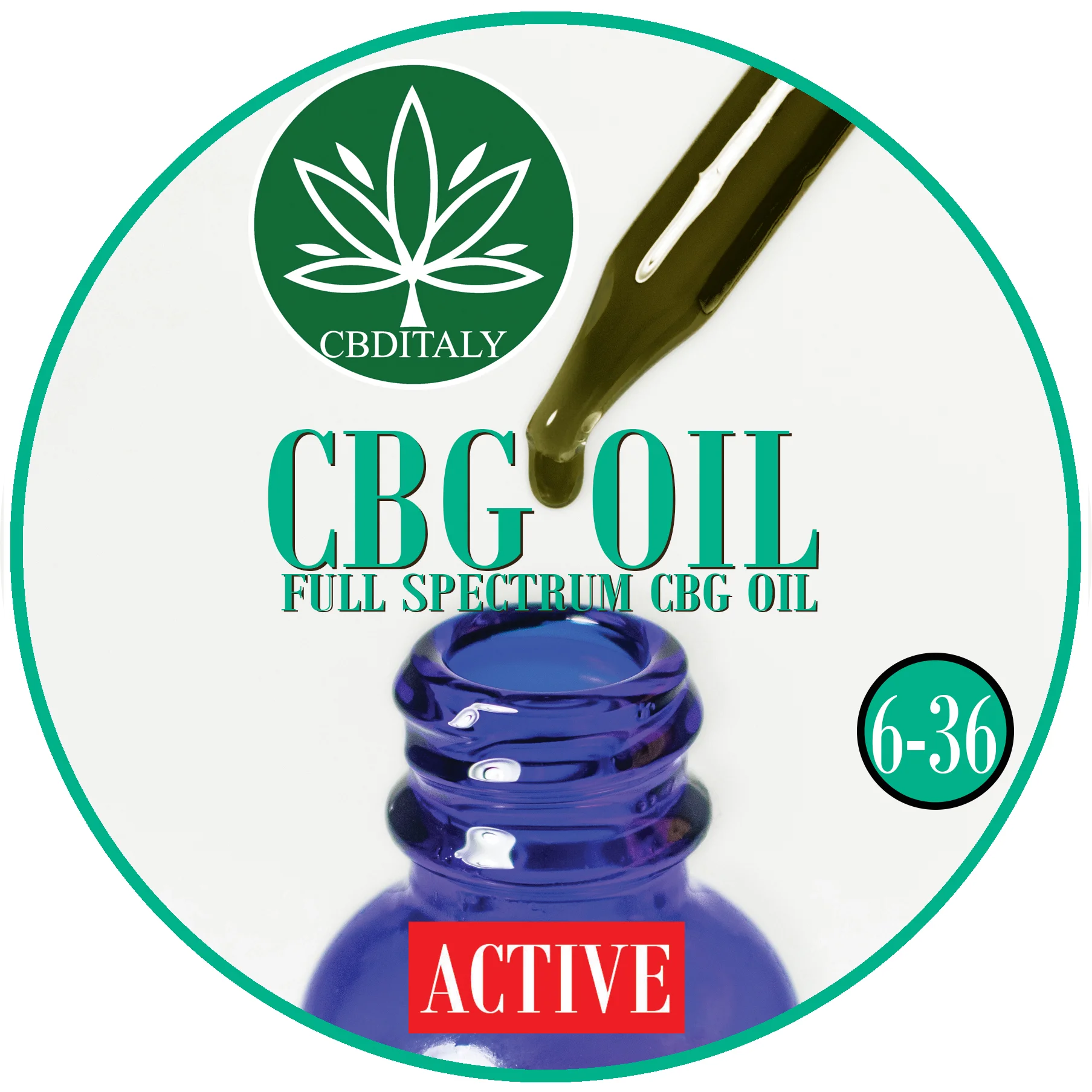 CBG Hamppuöljy 6% "ACTIVE" FULL SPECTRUM