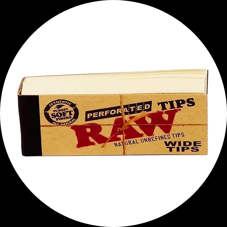 RAW Wide Perforated Tips